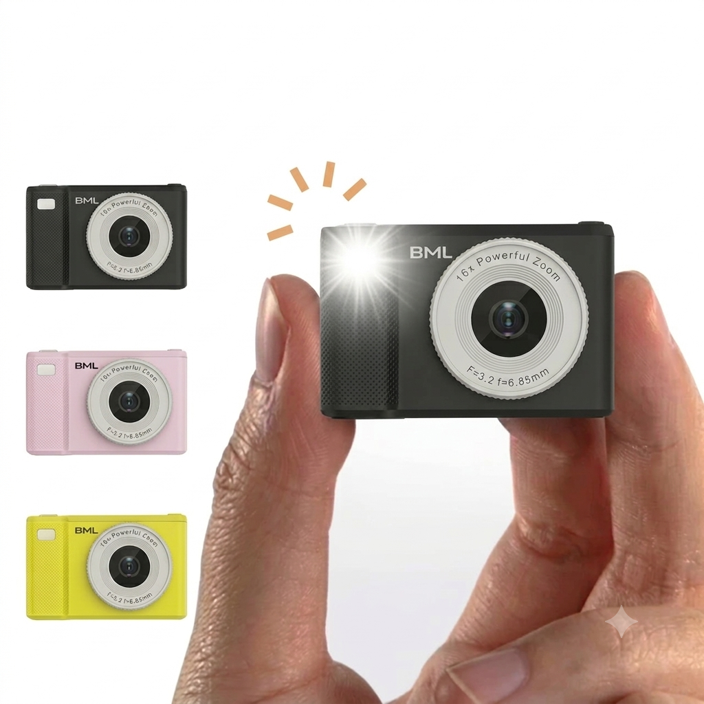1080p Full HD Pocket Mini Digital Camera with 16x Powerful Zoom