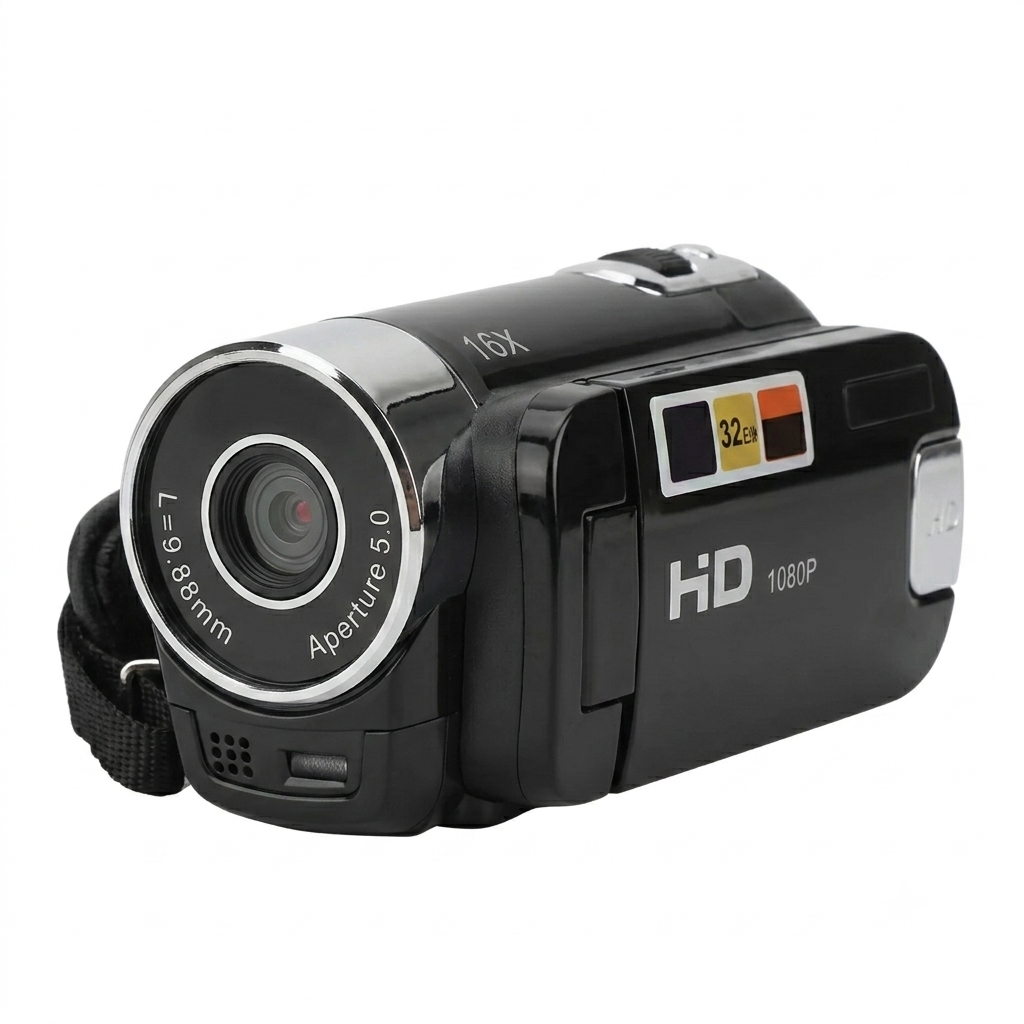 1080P HD Compact Camcorder with 16.0 MP Digital Video Recorder